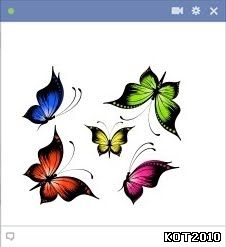 Butterflies - new facebook chat code