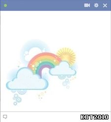 Facebook Rainbow Emoticon
